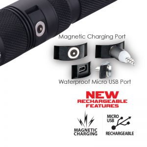 Powertac E9R-G4 2550 Lumen USB Rechargeable Led Flashlight - Charging Guide